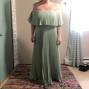 Teal maxi flowy sz M